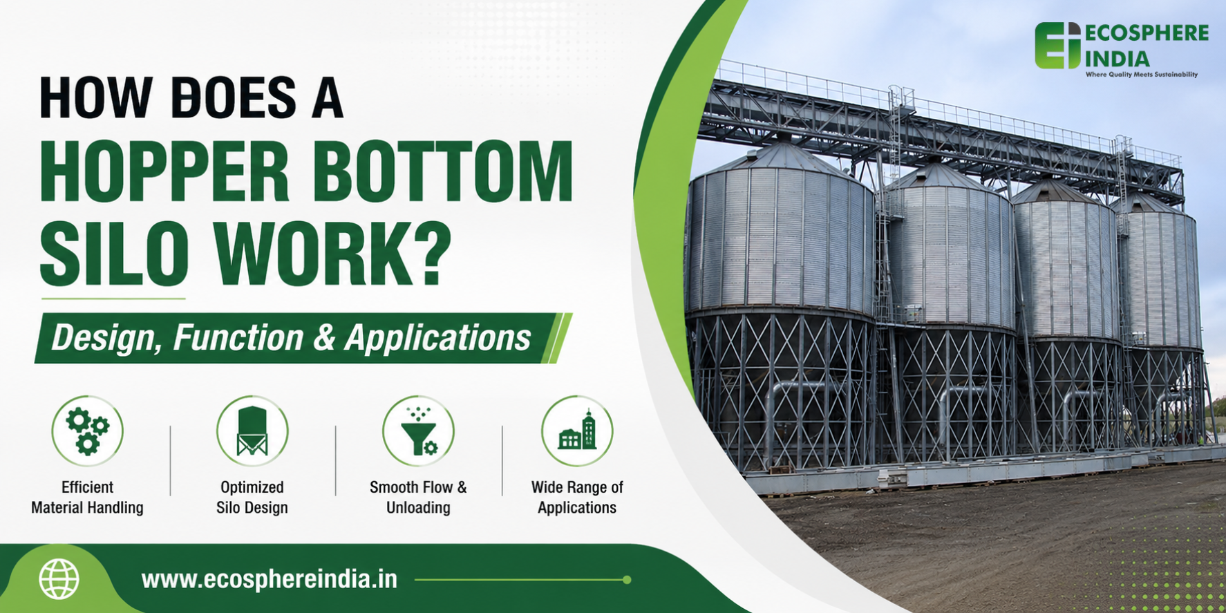 How Does a Hopper Bottom Silo Work? Design, Function & Applications